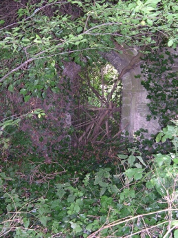 The ruins of the old church in Glenfield. 