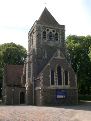The church in Glenfield. 